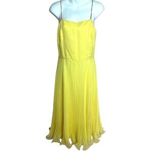 Vintage Miss Elliotte Sunshine Yellow Marilyn Monroe Style Midi Dress